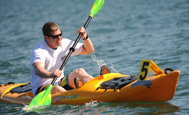 man kayak