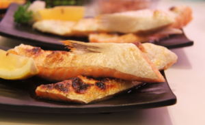 Gluten free seared salmon